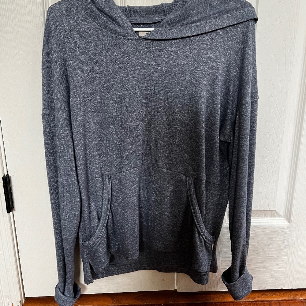 Lightweight blue hoodie